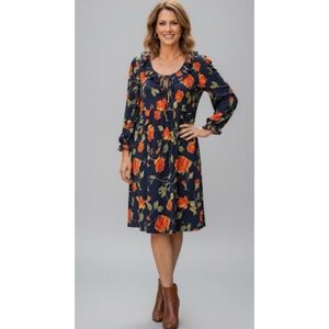 NEW! Suzanne Betro Floral Dress size small